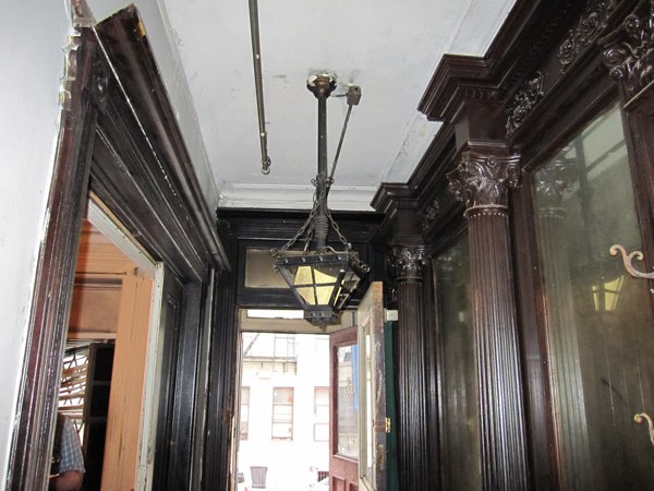 Great woodwork in an old Harlem townhouse wreck