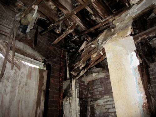 243 West 120th Street rotten ceiling