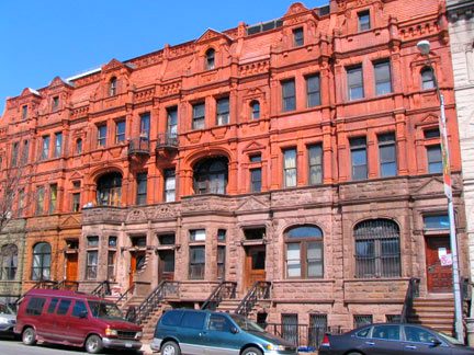 Townhouses on 122nd Street designed by Francis Hatch Kimball