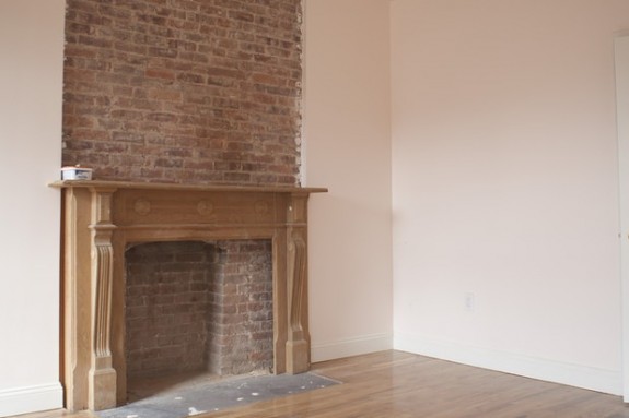 Fireplace after renovation