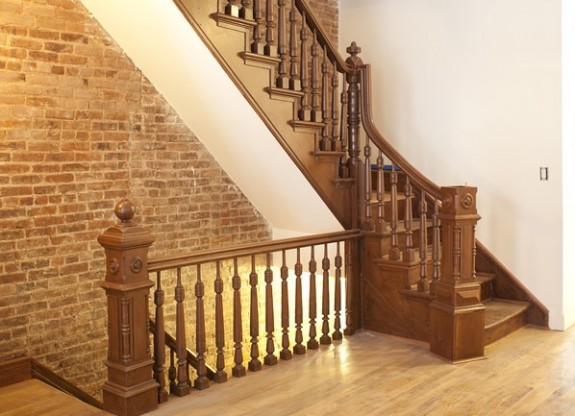The stairs after renovation