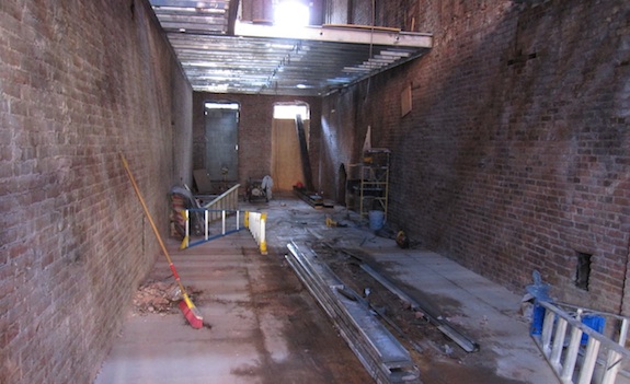 Parlor floor looking towards the back