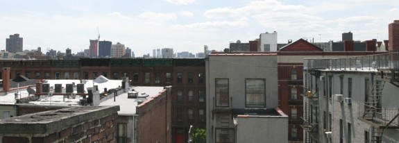 View from the roof of 168 West 123rd Street, Harlem