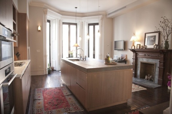 beautiful kitchen in Harlem townhouse - 105 West 122nd Street