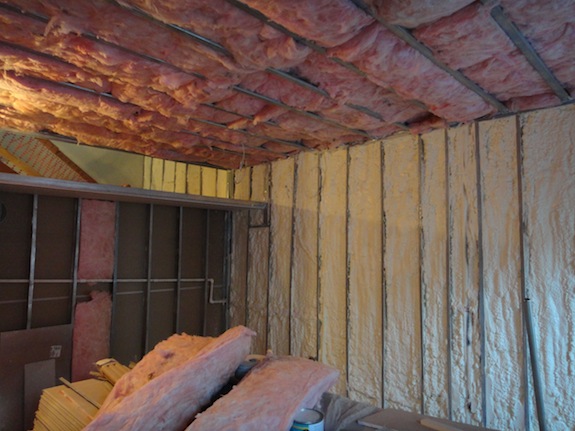 sound insulation in the den