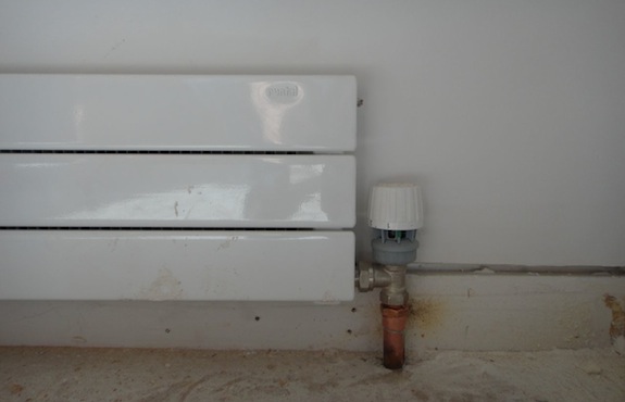 runtal radiator with danfoss valve
