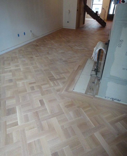 living room parquet