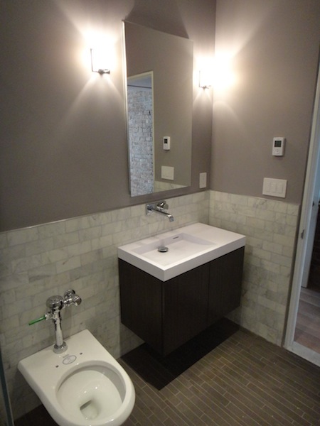 Sink & Toilet in master bathroom